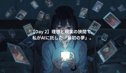 【Day 2】理想と現実の狭間で。私がAIに託した「最初の夢」。
